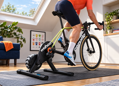 Wahoo Fitness KICKR CORE 2 Indoor Bike Trainer with ZWIFT COG and Click - Orange Gear 3rd Generation