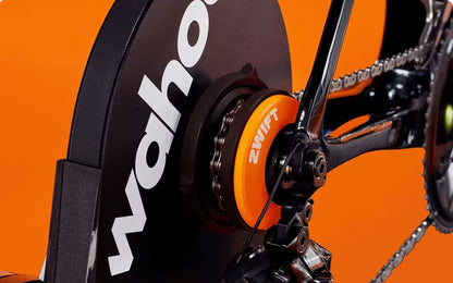 Wahoo Fitness KICKR CORE 2 Indoor Bike Trainer with ZWIFT COG and Click - Orange Gear 3rd Generation