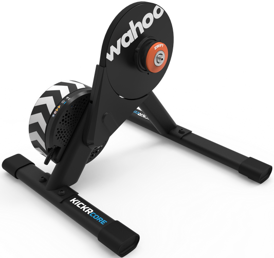 Wahoo Fitness KICKR CORE 2 Indoor Bike Trainer with ZWIFT COG and Click - Orange Gear 3rd Generation