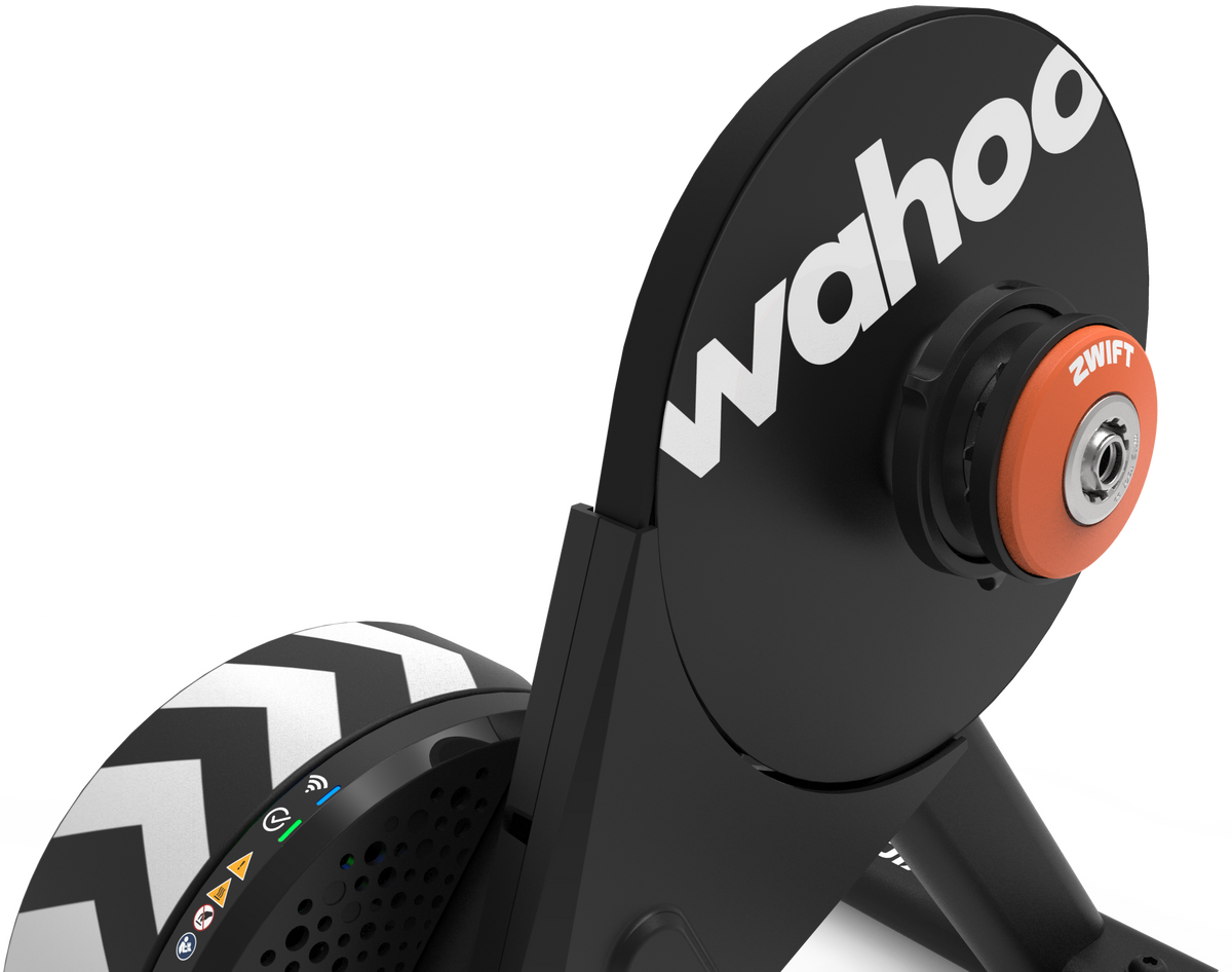 Wahoo Fitness KICKR CORE 2 Indoor Bike Trainer with ZWIFT COG and Click - Orange Gear 3rd Generation