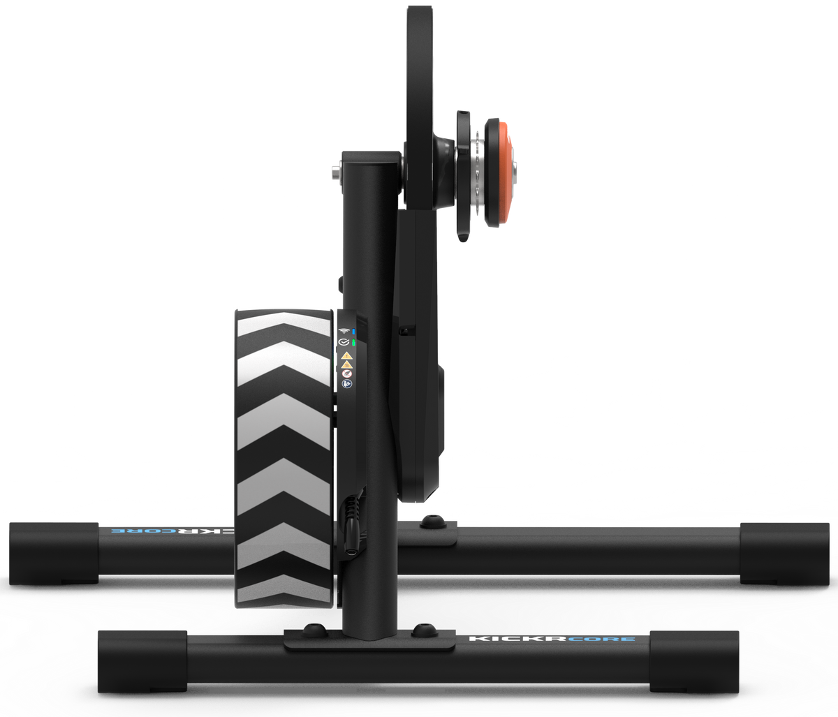 Wahoo Fitness KICKR CORE 2 Indoor Bike Trainer with ZWIFT COG and Click - Orange Gear 3rd Generation