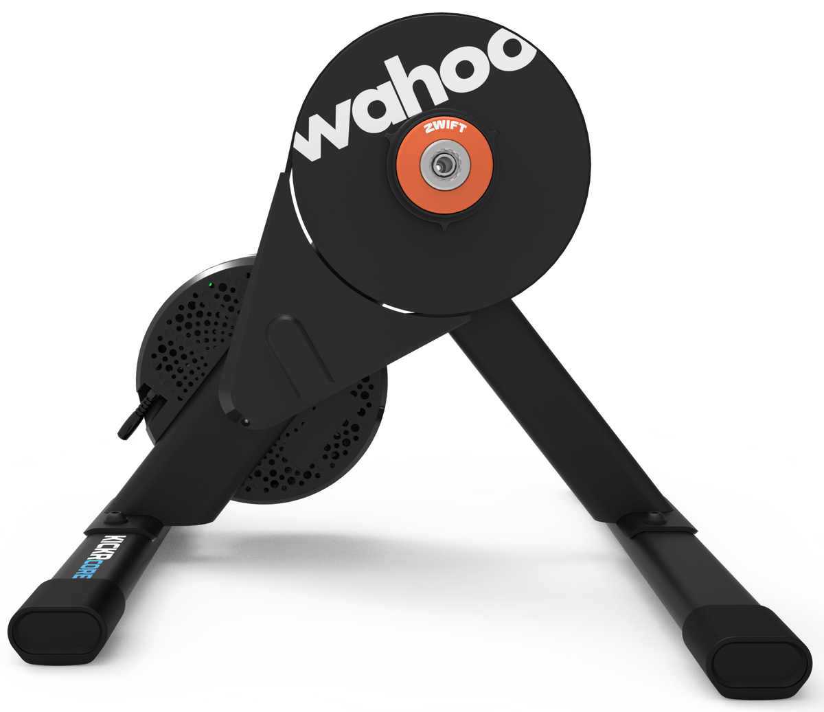 Wahoo Fitness KICKR CORE 2 Indoor Bike Trainer with ZWIFT COG and Click - Orange Gear 3rd Generation