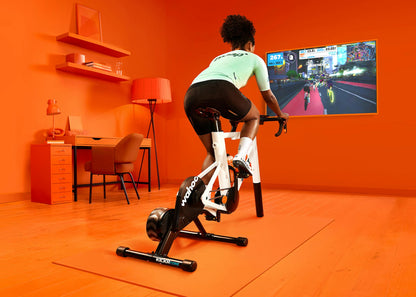 Wahoo Fitness KICKR CORE 2 Indoor Bike Trainer with ZWIFT COG and Click - Orange Gear 3rd Generation