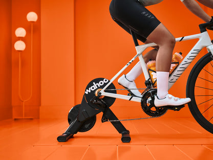 Wahoo Fitness KICKR CORE 2 Indoor Bike Trainer with ZWIFT COG and Click - Orange Gear 3rd Generation
